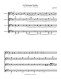 A Christmas Medley (Quartet) - Score and Parts