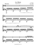 Ave Maria - D Major (Cello and Guitar) - Score and Parts