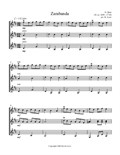 Zarabanda (Trio) - Score and Parts