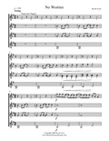 No Worries (Quartet) - Score and Parts