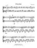 Chocolate (Violin and Guitar) - Score and Parts