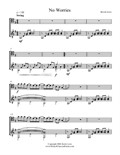 No Worries (Cello and Guitar) - Score and Parts