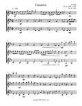 Canarios (Trio) - Score and Parts