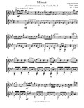 Minuet (Duo) - Score and Parts