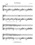 No Worries (Clarinet and Guitar) - Score and Parts