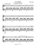 Ave Maria (Flute and Guitar) - Score and Parts