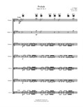 (Bossa) Prelude No.4 (Quartet) - Score and Parts