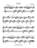 Für Elise (Flute and Guitar) - Score and Parts