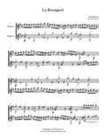 La Rossignol (Duo) - Score and Parts