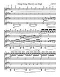 Ding Ding Merrily on High (Quartet) - Score and Parts