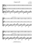 Canon in D (Trio) - Score and Parts