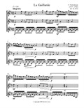 La Gaillarde (Trio) - Score and Parts