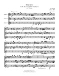 Trio in C, H. IV, No.1 - iii - Vivace (Trio) - Score and Parts