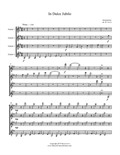 In Dulce Jubilo (Quartet) - Score and Parts