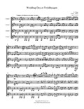 Wedding Day at Troldhaugen (Quartet) - Score and Parts