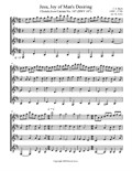 Jesu, Joy of Man's Desiring (Quartet) - Score and Parts