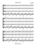 Canon in D (Quartet) - Score and Parts