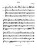 Ballet (Quartet) - Score and Parts
